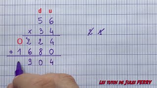 Multiplication à 2 chiffres [upl. by Camm88]