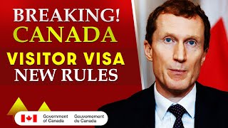 BREAKING Canada Visitor Visa New Rules  Canada Visitor Visa Latest Update [upl. by Anirrok]