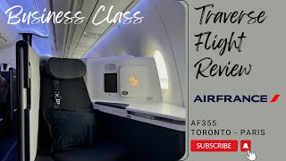 Air France Business Class Review A350 Toronto  Paris [upl. by Celka85]