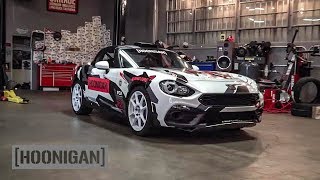 HOONIGAN DT 142 Inside the Fiat Abarth 124 Rally Carand a Boat [upl. by Avla]