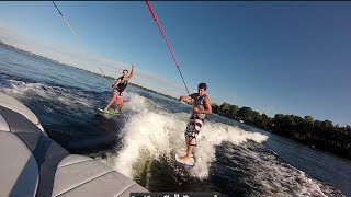 GoPro WAKESURFING 2013 Malibu Wakesetter MICHIGAN [upl. by Holt]