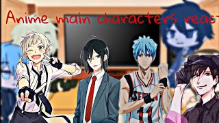 Main anime characters react to each other 11  Jazmmyn [upl. by Elleirb48]