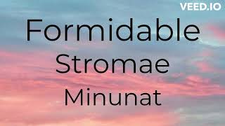 Stromae  Formidable LYRICS versuri traduse in romana [upl. by Lubet179]