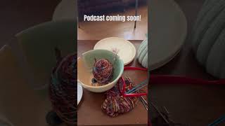 Catie and I podcasted again knittingvlog knitting handdyedyarn yarntalk [upl. by Vasos304]