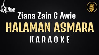 Ziana Zain  Halaman Asmara Karaoke [upl. by Arlina730]