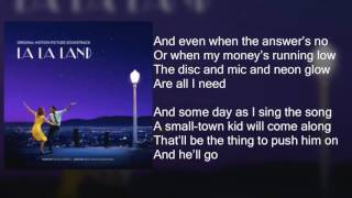 La La Land  Another Day of Sun  Lyrics [upl. by Aufmann]