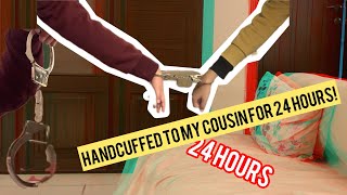 Handcuffed to my cousin for 24 HOURS😱​⁠TheProGamerf9b [upl. by Burlie757]