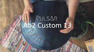 Yudin Workshop Pulsar tongue handpan  Ab2 Custom 13 R [upl. by Accisej]