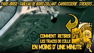 COMMENT RETIRER LES TRACES DE COLLE FACILEMENT [upl. by Aidualc693]