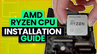 AMD Ryzen CPU Installation Guide [upl. by Aidyn]