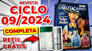 Revista O Boticário Ciclo 092024 A MELHOR PROMOÇÃO DO ANO COMEÇOU COMPRE E GANHE O REFIL [upl. by Meekar243]