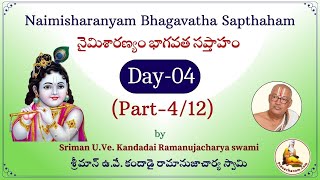 Day04 Part412 Naimisharanyam Bhagavatha Sapthaham by Kandadai Ramanujacharya Swami [upl. by Bonne302]