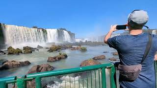 Iguazu Falls Argentina Side versus Brazil Side [upl. by Airalednac]