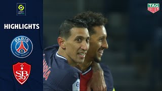 PARIS SAINTGERMAIN  STADE BRESTOIS 29 3  0  Highlights  PSG  SB29  20202021 [upl. by Irrep]