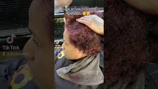 Detangle Matted Hair in Seconds Viral tiktok brush UNBRUSH naturalhair unbrush [upl. by Supat25]