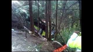 Accidente de Microbus de Peregrinos en la PicachoAjusco 06ABRIL2012 [upl. by Woodley]