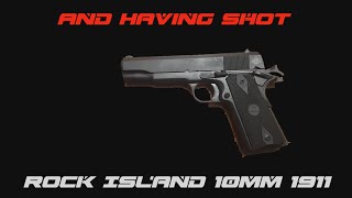 Rock Island 10mm 1911 First Shots [upl. by Aldwon90]