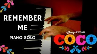 DisneyPixars COCO  Remember Me Lullaby  Solo Piano Cover [upl. by Ailekahs]