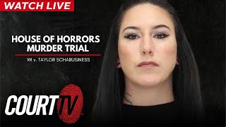 LIVE House of Horrors Trial  WI v Taylor Schabusiness DAY 1 [upl. by Eserehc]