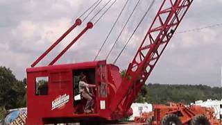 The first Manitowoc crane The Moore Speedcrane 1930 [upl. by Auqenet]