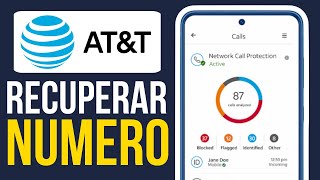 Como PUEDO RECUPERAR Mi NÚMERO De Teléfono En ATampT Tutorial Paso a Paso [upl. by Shinberg]