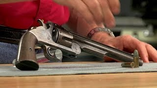 How to Load Ammunition for a SampW Model 3 Revolver in 44 SampW American  MidwayUSA Reloading [upl. by Annawik151]