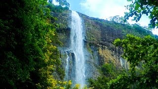 Diyaluma Waterfall Wellawaya  GoPlaces Sri Lanka [upl. by Nyltyak]