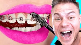 Braces Life Hacks GONE WRONG [upl. by Ariait]