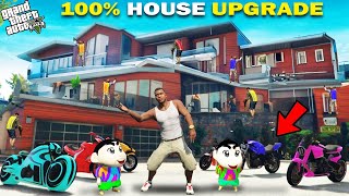 GTA 5  Franklin Shinchan amp Pinchan Full 100 Premium Luxury House Upgrade Complete GTA 5 [upl. by Kozloski]