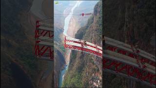 HIGHEST BRIDGE UNDER CONSTRUCTION 2025 GUIZHOU CHINA  Wumengshan Grand Bridge bridge construction [upl. by Ringsmuth172]