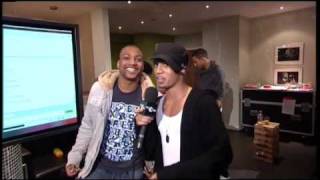 1Xtra Live 2009 JLS answer your questions [upl. by Arola756]