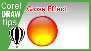 Gloss Effect in CorelDraw [upl. by Waite169]