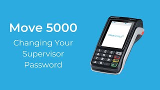 Move5000  Changing Your Supervisor Password [upl. by Ettenot950]