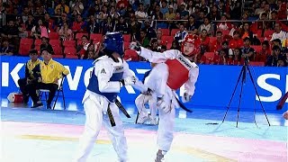 Philippines vs Thailand  Taekwondo W 57kg Semifinal  2019 SEA Games [upl. by Saimon699]