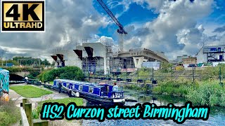 HS2 Curzon street Birmingham England 4K [upl. by Pinchas]