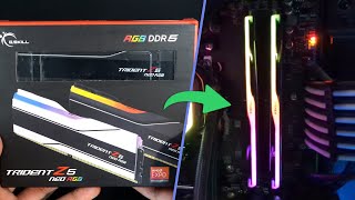 Quick Review  GSKILL Trident Z5 Neo RGB DDR5 64GB RAM [upl. by Johansen]