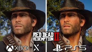 Red Dead Redemption 2 PS5 vs Xbox Series X Graphics Comparison [upl. by Nailliw]