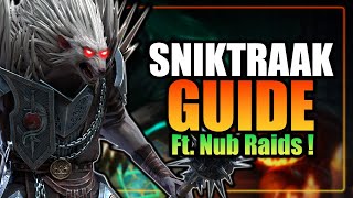 SNIKTRAAK  The Ultimate SKINWALKER TANK Build  Ft NubRaids  Brutal Hydra  Raid Shadow Legends [upl. by Ethelred269]