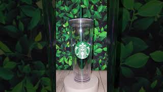 Starbucks Clear Tumbler Venti 24 oz Double Wall Acrylic Cold Cup Tumbler [upl. by Agna458]