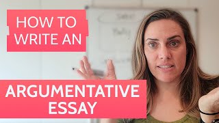 How to Write an Argumentative Essay  Advance Writing [upl. by Neirol]