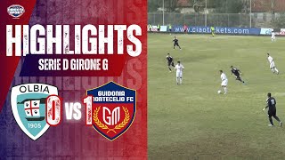 Calcio Serie D Gir G  Olbia Calcio 1905Guidonia Montecelio 1937 01 Highlights [upl. by Dougall]