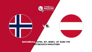 Highlights Norwegen vs Österreich Tournamet delle Nazioni [upl. by Yeslehc]