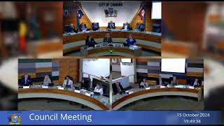 Ordinary Council Meeting  15 October 2024 at 6pm [upl. by Collie]