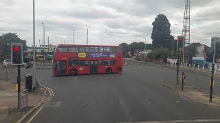 bus ride by Route 427 Journey from Uxbridge to Southall London 🇬🇧 [upl. by Kara]