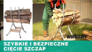 Przenośny i kompaktowy stojak do cięcia drewna opałowego  wolfcraft [upl. by Mogerly621]