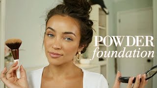 sweatproof powder foundation makeup routine [upl. by Lashoh948]