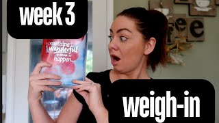 Slimming World Week 3 WEIGH DAY  Getting back on track [upl. by Barhos]