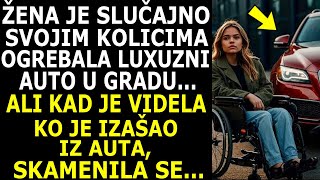 DEVOJKA JE SLUČAJNO ZAGREBALA LUXUZNI AUTO SVOJIM KOLICIMA ALI KAD JE VIDELA KO JE IZAŠAO IZ AUTA [upl. by Hakeem]