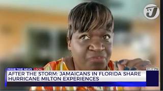 After the Storm Jamaicans in Florida Share Hurricane Milton Experiences  TVJ News [upl. by Einnahc]