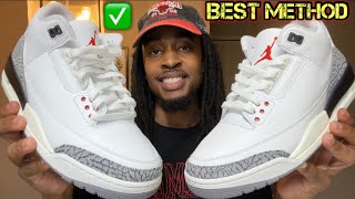 How To Lace Air Jordan 3 BEST 5 WAYS [upl. by Hajin]